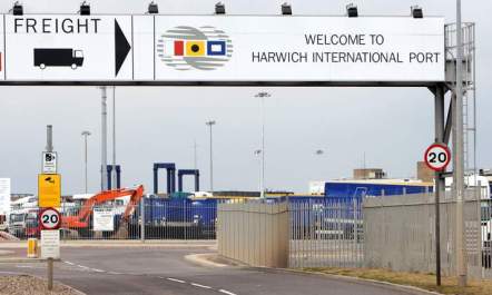 Harwich International Container Port, Harwich, Essex. PRESS ASSOCIATION Photo. Picture date Thursday September 21 2007. Photo credit should read Chris Radburn/PA